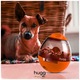 Jucarie Interactiva cu Recompense pentru Animale, HUGG Wobbler, Tip Hranitor cu Eliberare Lenta de Mancare pentru Caini si Pisici, Portocaliu