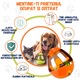Jucarie Interactiva cu Recompense pentru Animale, HUGG Wobbler, Tip Hranitor cu Eliberare Lenta de Mancare pentru Caini si Pisici, Portocaliu