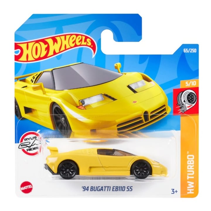 ΠΠ΅ΡΠ°Π»Π½Π° ΠΊΠΎΠ»Π° Hot Wheels, '94 Bugatti EB110 ES, ΠΆΡΠ»ΡΠΎ, 1:64