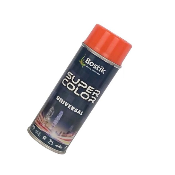 Spray Lac Universal, Bostik, 400 ml, Portocaliu