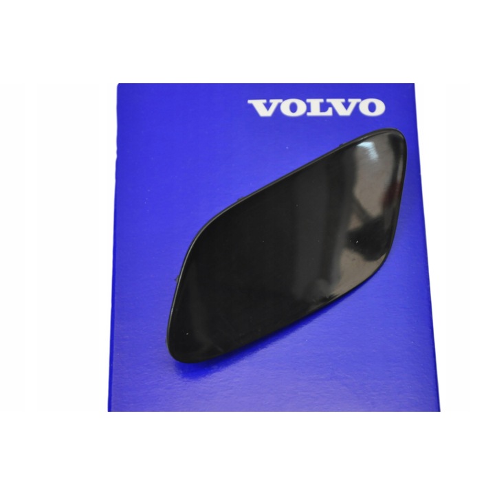 Bal oldali fényszórómosó sapka Volvo, V60/S60, fekete