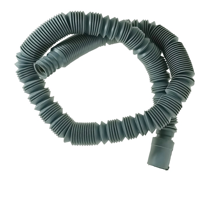 Furtun extensibil evacuare, scurgere pentru masina de spalat, FEE-2M, 2m lungime, 2.4-2.8cm diametru, gri Gri