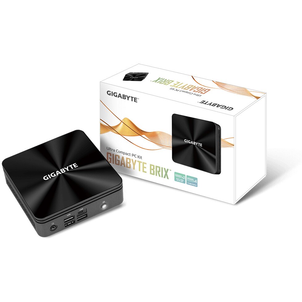 Mini PC GIGABYTE BRIX, Procesor Intel® Core™ i5-10210U 1.6GHz