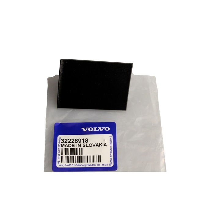 Hátsó lámparögzítő burkolat, Volvo, Kompatibilis XC60 II-vel, Fekete