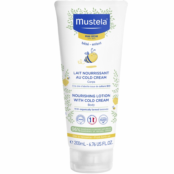 Lotiune Nutritiva Cu Cold Cream, 200ml, Mustela