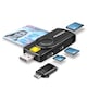 Cititor SIM Axagon Smart Card PocketReader, CRE-SMP2A, USB 2.0