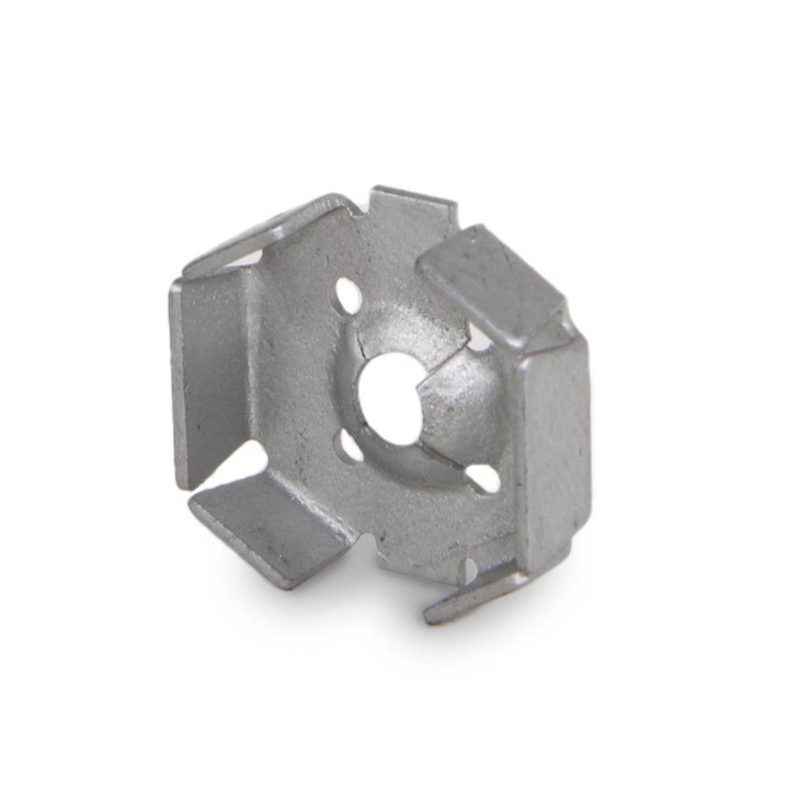 Védőlemez rögzítő klip, Volvo, S80/V70 kompatibilis, ezüst