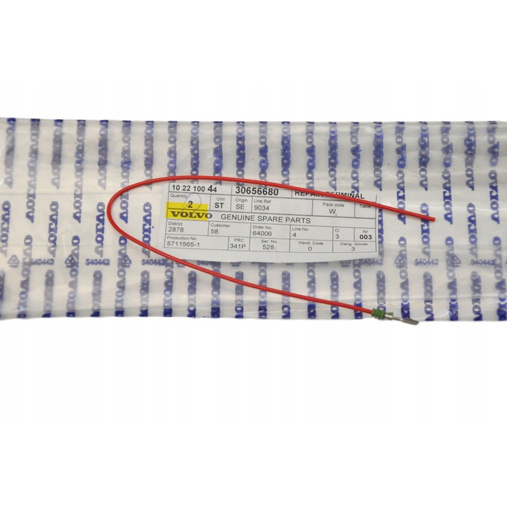 Szerelőcsap, Volvo, piros