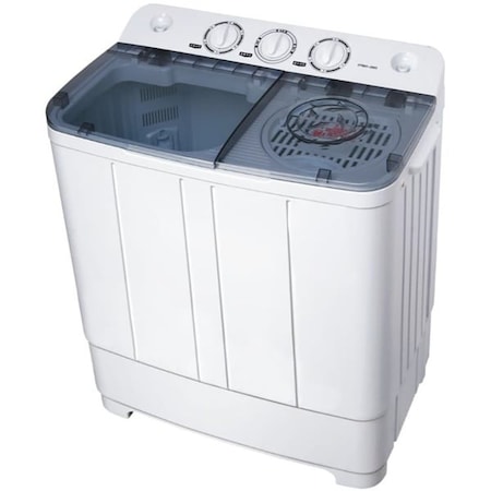 Masina de spalat rufe semiautomata VORTEX VO1509, 4 kg, alb-albastru