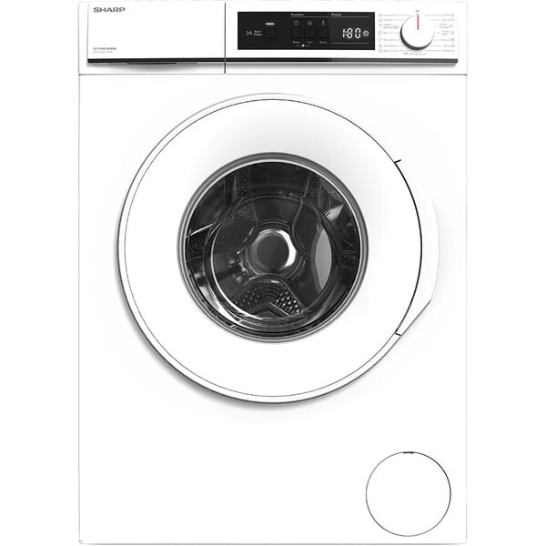 Masina de Spalat Rufe Frontala SHARP ES-NFB814CWDA-EE, Steam+, 8 kg, 1400 rpm, Clasa A, Alb