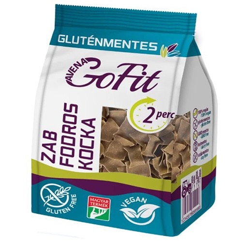Квадратна вълнообразна овесена паста без глутен 200гр Gofit - eMAG.bg