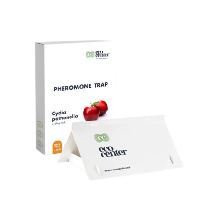 Capcana lipicioasa cu feromoni Delta pentru viermele marului, 5 bucati