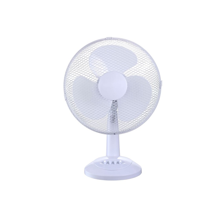 Настолен вентилатор Viento, Kobi, 40W, Бял