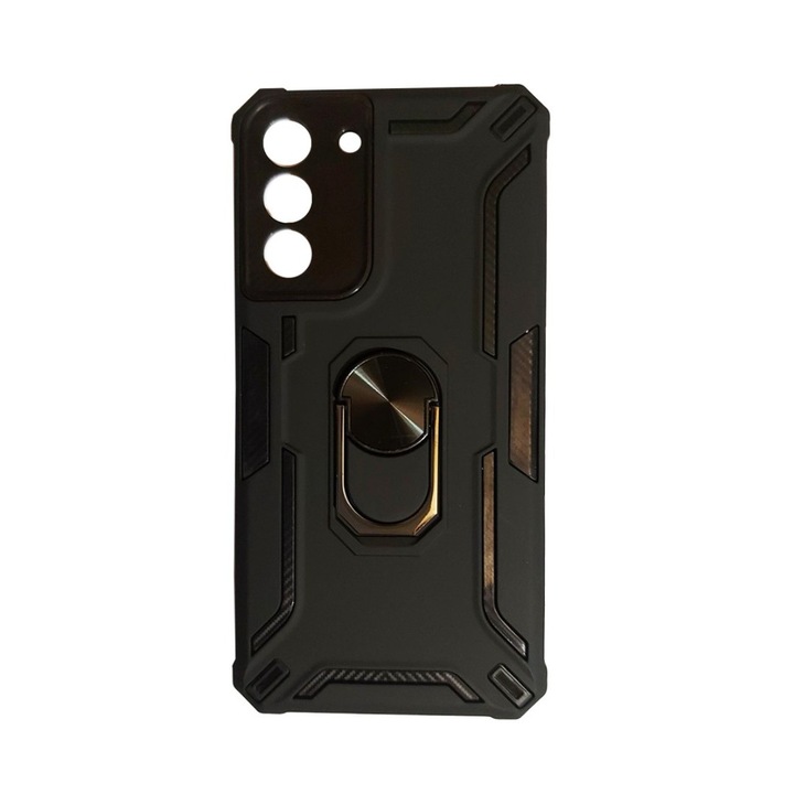 Telefon tok kompatibilis a Samsung Galaxy S22 Plus készülékkel, Erőteljes, Gyűrű és fémlemez, 308HT