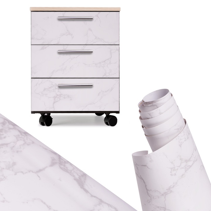 Öntapadó fólia, magnólia márvány, 1,22x50m