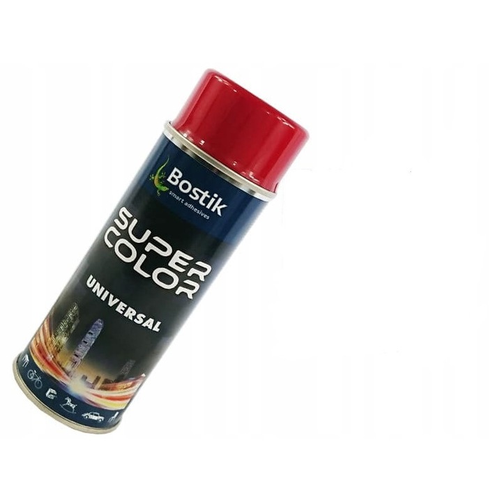 Spray vopsea, Super Color, 400 ml, Rosu