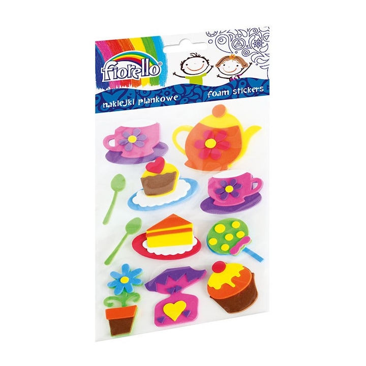 Аксесоари Creation Fiorello Gum Sticker GR-NP125, 11 сладки/цветя, Ø29-60 mm