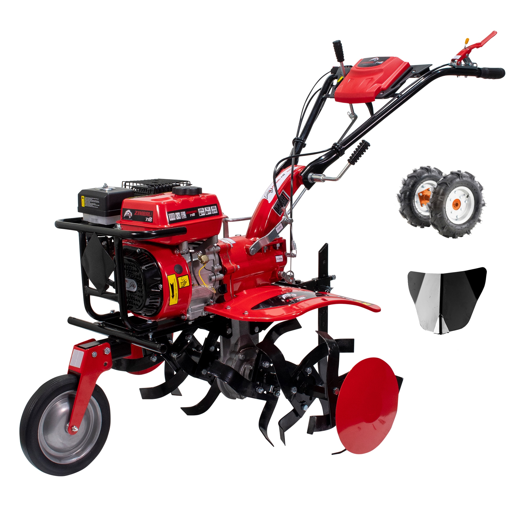 Motocultor pe benzina Ruris Zimbru 718 START,putere 8.5 CP, 208 CC
