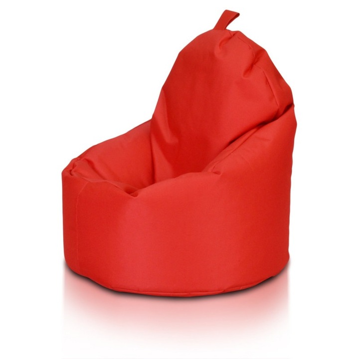 Kényelmes fotel, Ecopuf, poliészter, NC12, piros