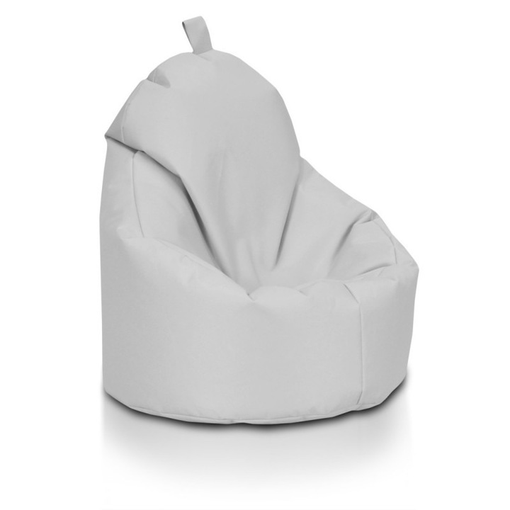 Kényelmes fotel, Ecopuf, poliészter, NC13, szürke