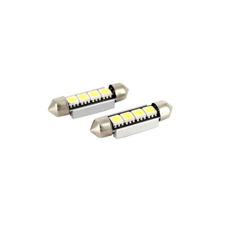 Set led bec, 41mm, LED SMD, 12V 2 buc