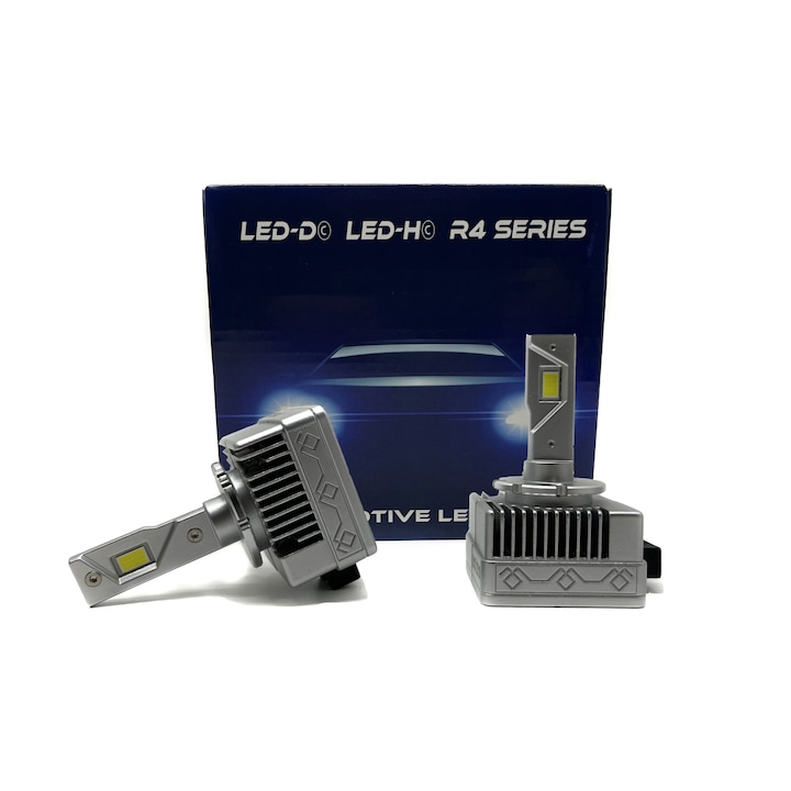 R4 Led Kit LED D1S LED-D© R4 Series 6000k 10000 lumeni 70W / set - eMAG.ro