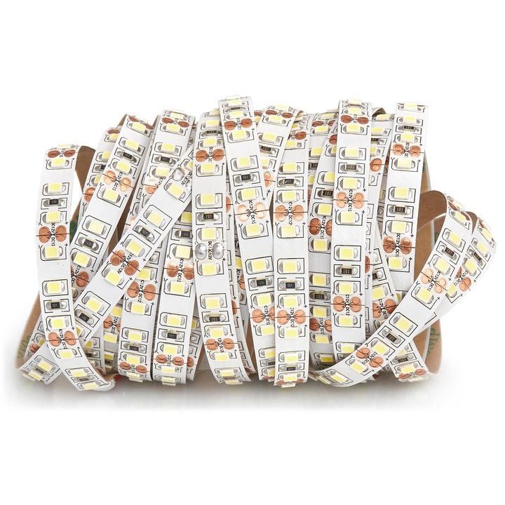 Лента LED KOLORENO, 12V, 600LED, 5m, IP20, 4500K, Неутрално бяла