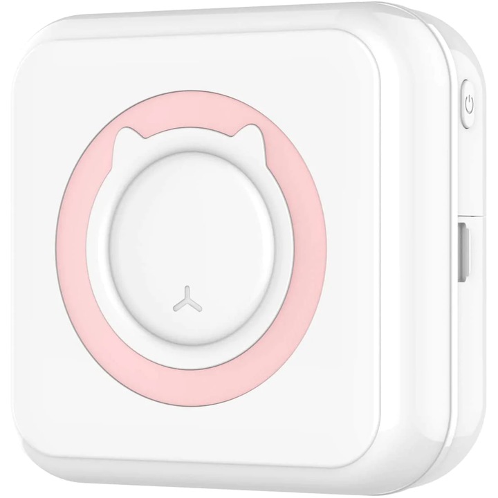 Imprimanta termica portabila de mici dimensiuni - ideala pentru afaceri in miscare, conectivitate Bluetooth, hartie termica