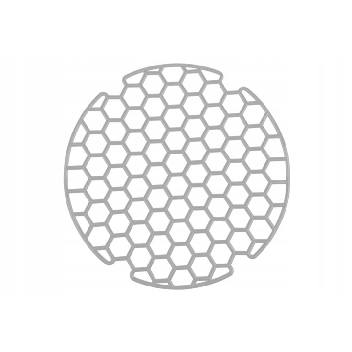 Gratar protectie fund chiuveta, Galicja, Plastic, 31.5 cm, Gri