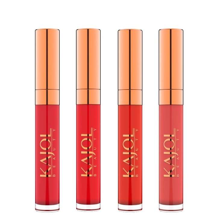 Комплект от 4 течни червила Special Moments, ултра устойчиви с матово покритие matISTIQUE by KAJOL Beauty, 32ml