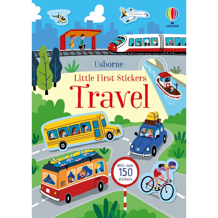 Книга за занимания със стикери, Little First Stickers Travel