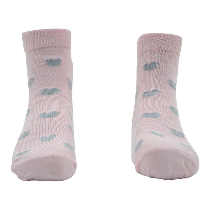 Чорапи за момиче Milusie 2232-20-23, Бяло, Розово