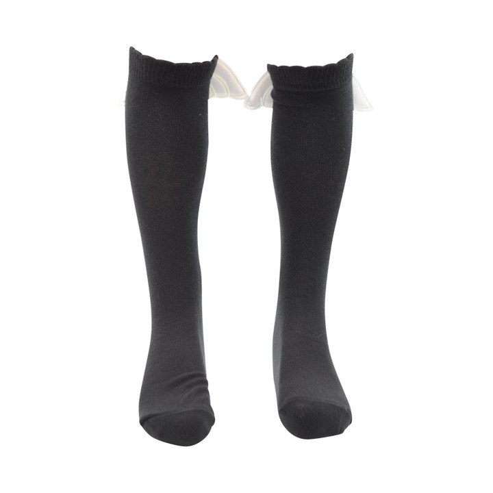 Дълги чорапи за момиче Milusie 5121N-20-23, Черни, Черен