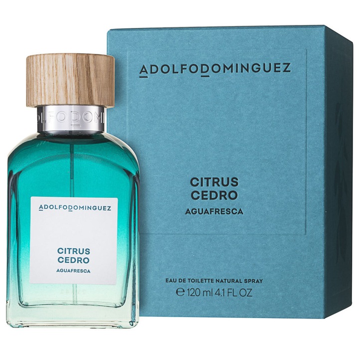 Apa de Toaleta, Adolfo Dominguez, Agua Fresca Citrus Cedro, Barbati, 120ml