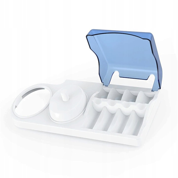 Универсална опора за заключване на върха на четката за електрически четки за зъби, бяла