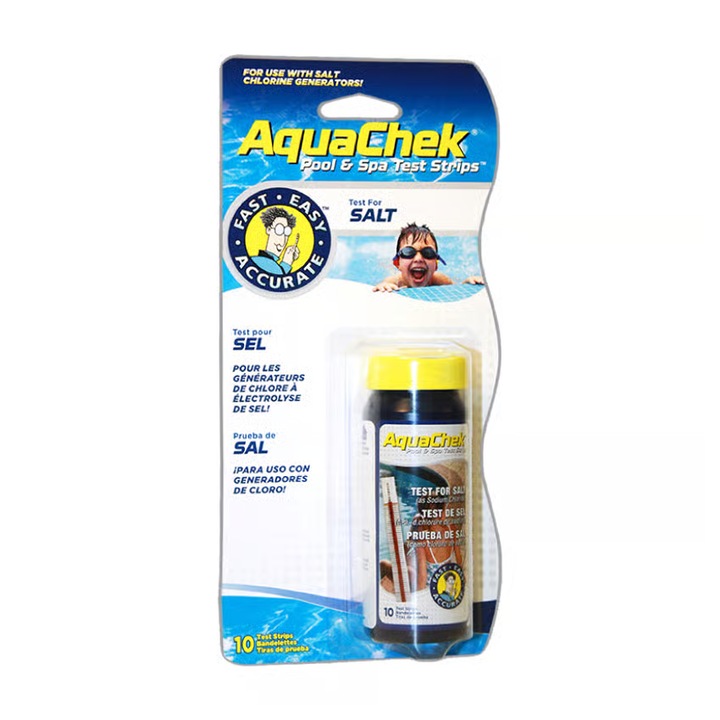 Betisoare testare, Lovibond AquaChek, 10 teste sare pentru piscina