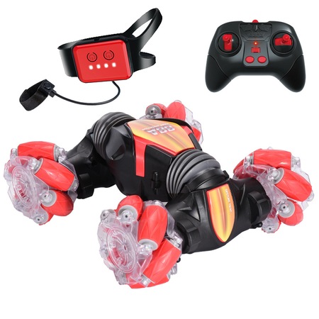 Masina Off-Road cu Telecomanda, SDLOGAL, 2.4GHz Radio Controlled Car, senzor de mana, Lumini Led si Sunete, Rotire 360 Grade, pentru copii 6 - 10 ani