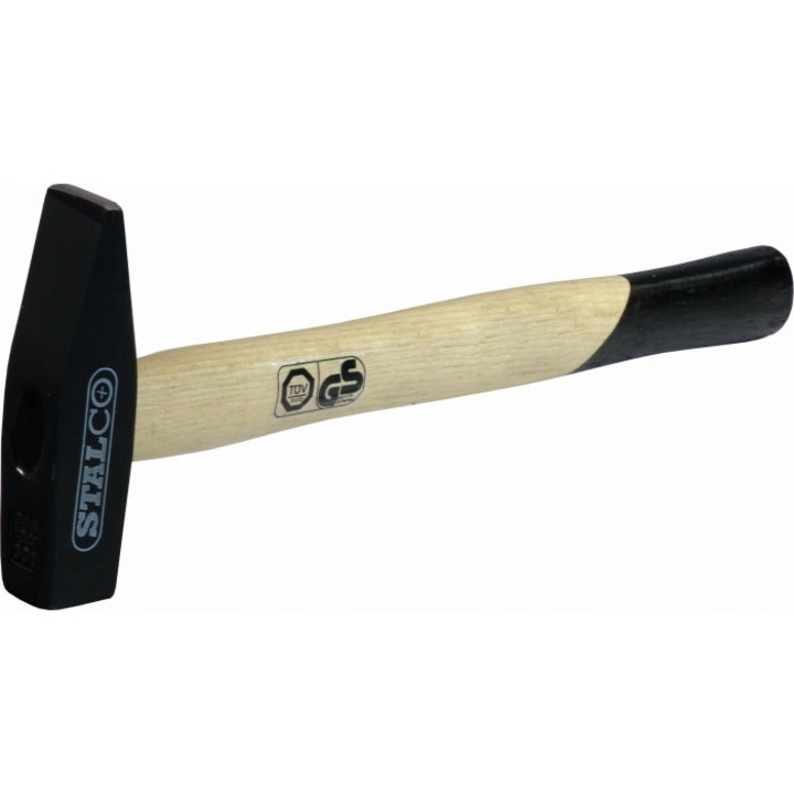 Zárkalapács, Stalco, Szénacél / Fa, 800 g, Fekete/Bézs