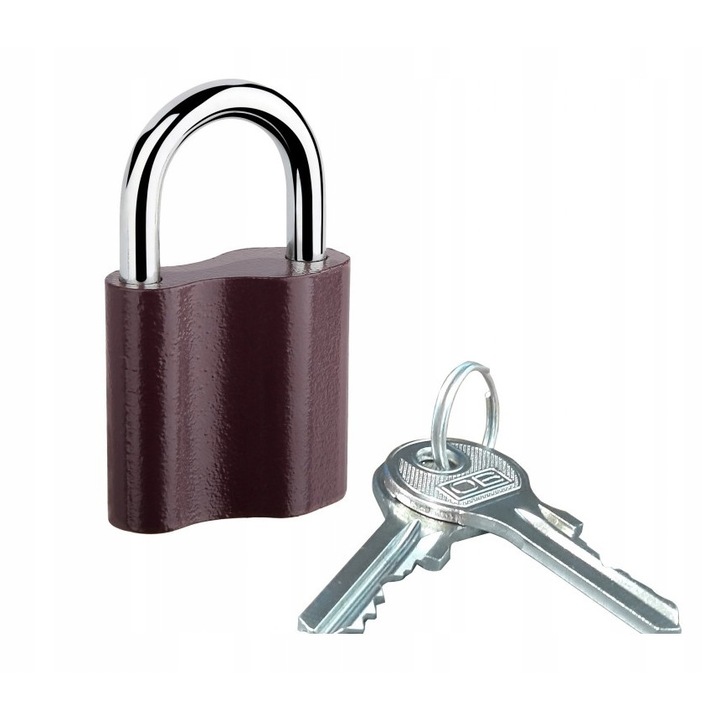 Lacat, LOB, Otel, 30mm, Maro