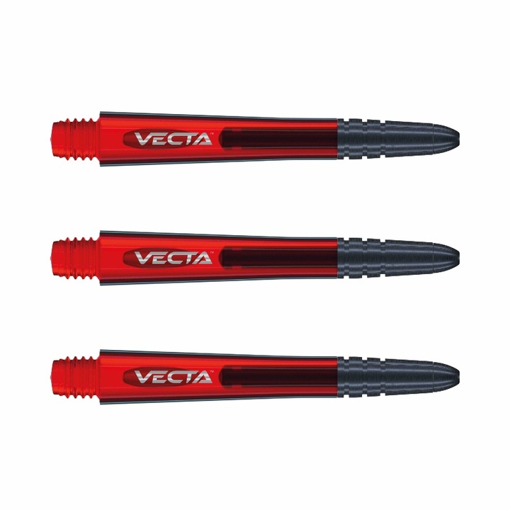 Шафтове за дартс, Vecta Medium Red, 3 броя