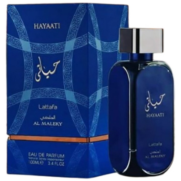 Apa de parfum Lattafa Hayaati al Maleky, Barbati, 100 ml