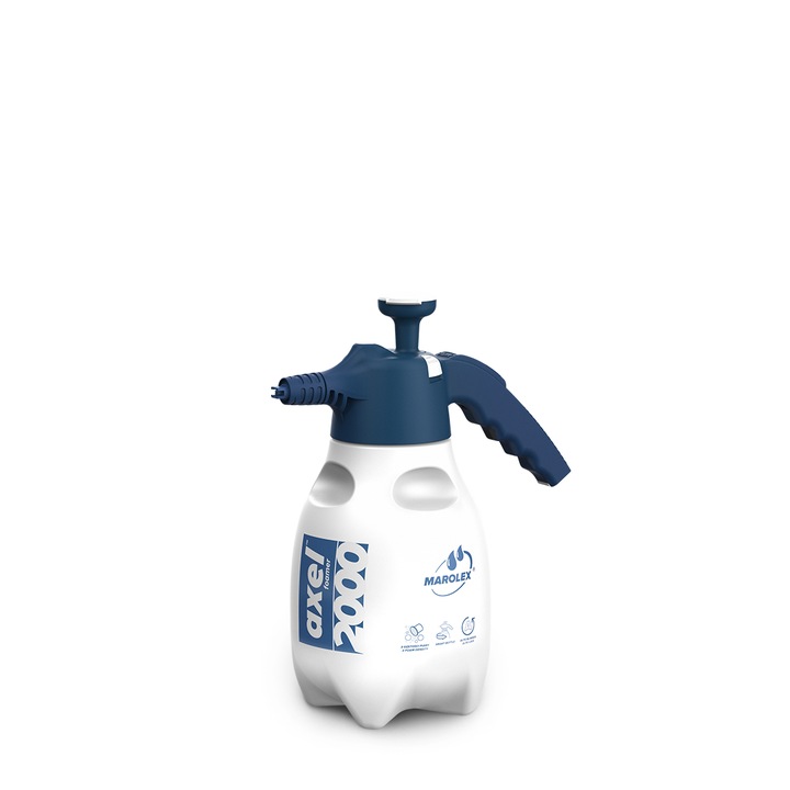 Cutie pentru spuma auto, Marolex, Plastic, Alb, 2L