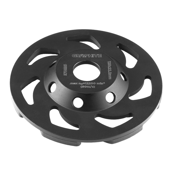 Disc diamantat 125 x 22.2 x 5 mm, segment L