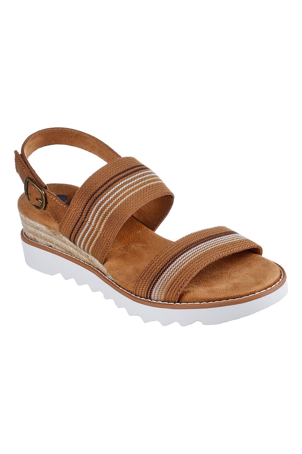 Skechers, Сандали Desert Kiss с отворена пета, Камел, 35 - eMAG.bg
