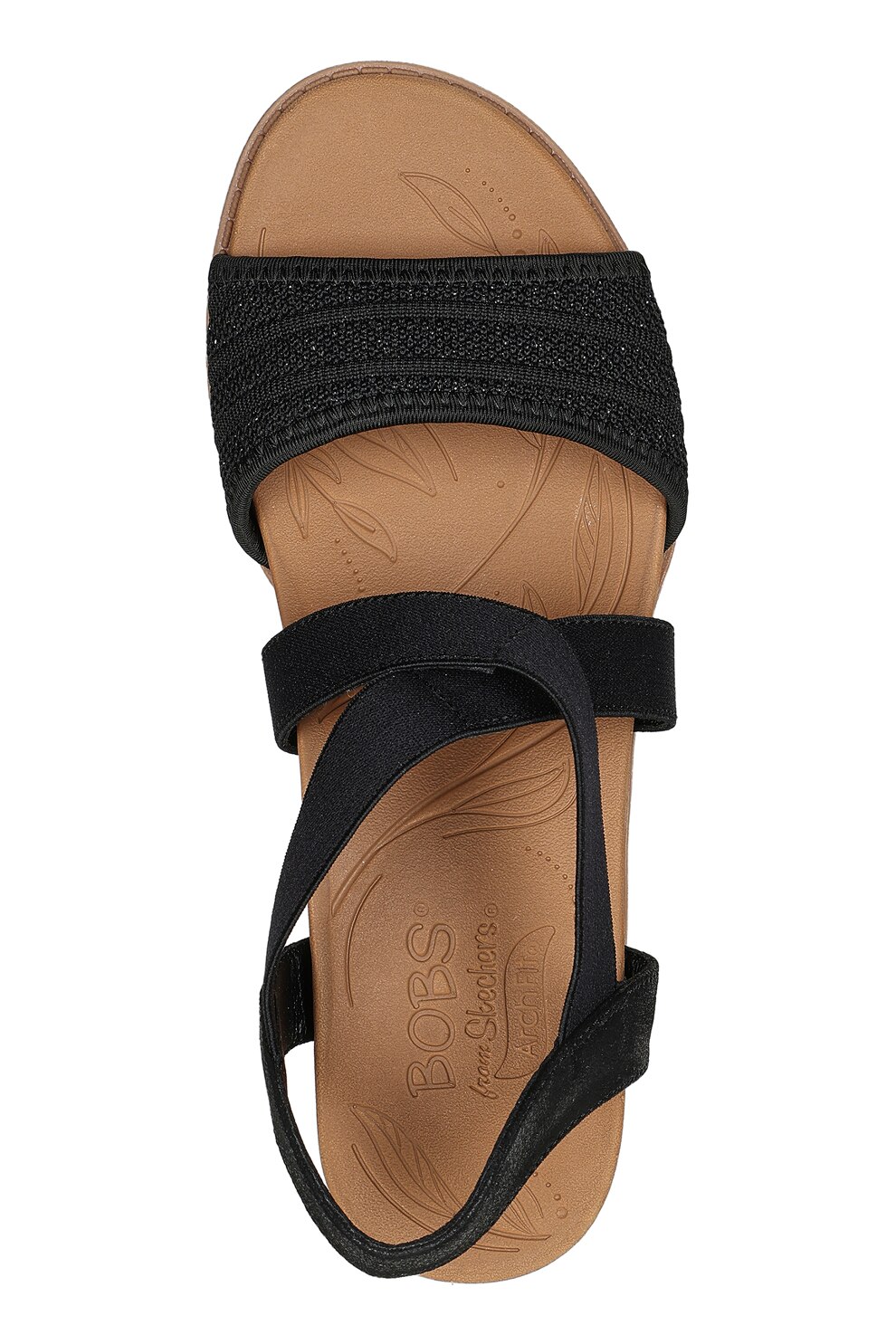 Skechers, Сандали тип еспадрили Arch Fit Beach Kiss, Черен, 37 - eMAG.bg