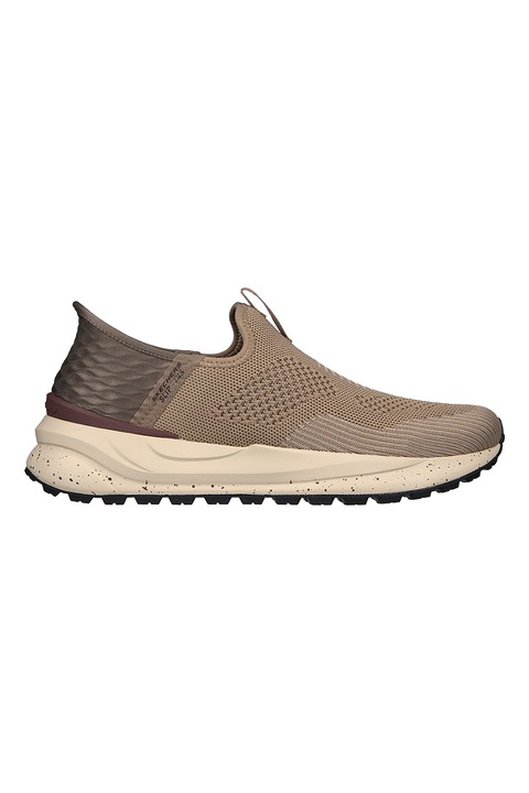 Skechers, Pantofi slip-in Bogdin Arlett, Maro taupe