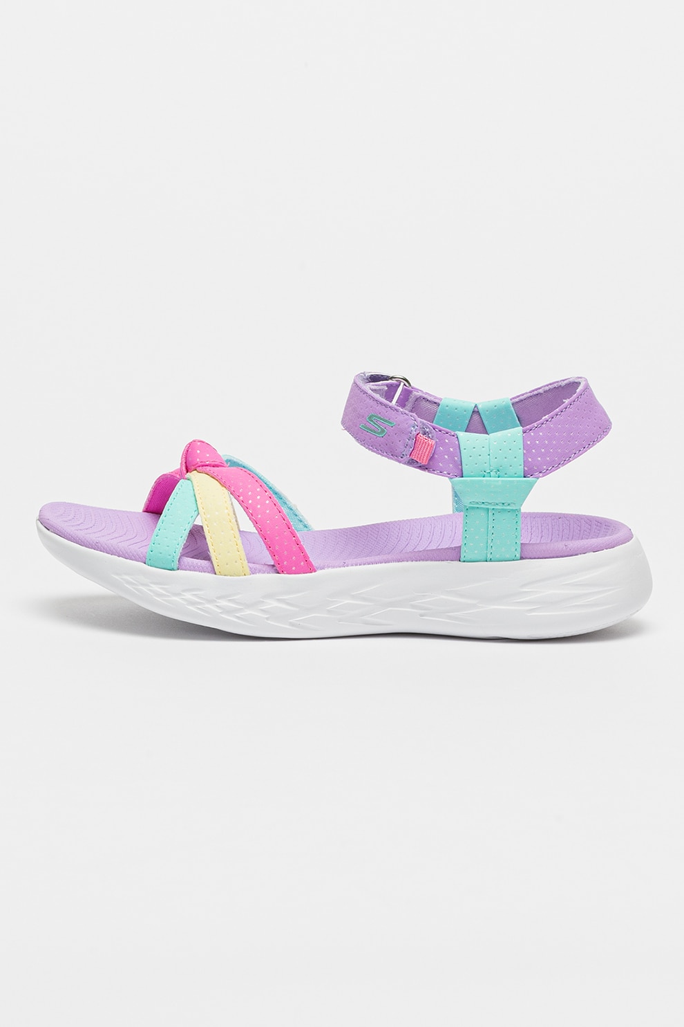 Skechers, Сандали On The Go с цветен блок и велкро, Многоцветен, 28 EU ...