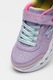 Skechers, Pantofi sport cu velcro si aspect stralucitor Infinite Heart, Lila, Roz, Albastru, 29 EU