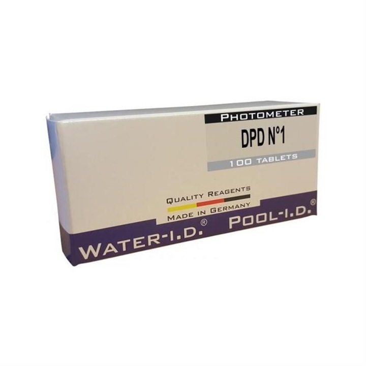 Szabad klór tabletták dpd1 fotométer, 100 tabletta cl / br