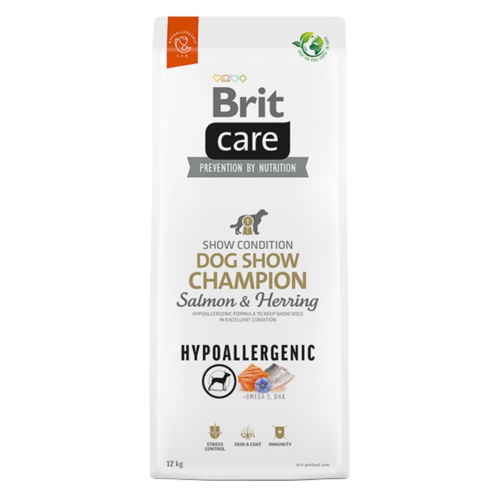 Hrana uscata pentru caini Brit Care Hypoallergenic Show Champion, 12 kg